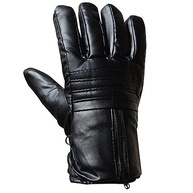 Luva de Motociclista em Couro Sintético Impermeável e Forrada - Proteção e Conforto (Tamanho G) - imagem 5