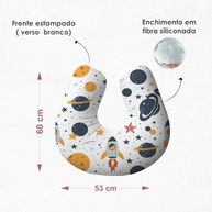 Almofada de Amamentação Astronauta em Malha Premium - Conforto e Estilo para Mães Modernas - imagem 4