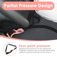 Cinto de Segurança para Gravidez: Conforto e Segurança Essenciais para Mães (Rosa Claro) - imagem 4