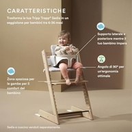 Baby Set para Cadeira Tripp Trapp V2 Stokke - Conforto e Segurança em um Kit Completo (STORM GREY) - imagem 4