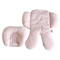 Redutor de Bebê Conforto Chambray Rosê: Conforto e Segurança Anatômica Removível - imagem 5