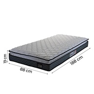Colchão Solteiro Hellen Millenium D33 Pillow Top 88x188x19cm - Conforto e Durabilidade com Design Moderno - imagem 3