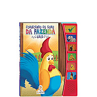 Conheça os Sons da Fazenda Galo – Livro Infantil com 6 Animais - imagem 1