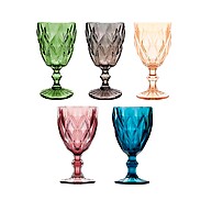 Conjunto 6 Taças para Vinho Diamond 245ml: Elegância na Mesa - imagem 1