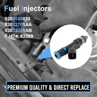 Conjunto de 6 Injetores de Combustível 3.7L V6 para Dodge Dakota, Durango, Nitro, Jeep Grand Cherokee, Liberty, Commander e Mitsubishi Raider Ram 1500 - Substitui FJ474 - imagem 4