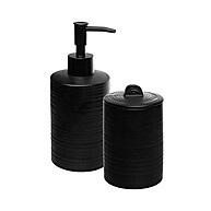 Conjunto Banheiro Preto Lyor: Elegância e Organização - imagem 1