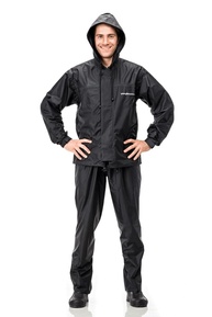 Capa de Chuva de Nylon com Capuz Pantaneiro 1001,Patagonia Conjunto de Chuva Unissex, Preto, Impermeável com Capuz, Jaqueta e Calça para Atividades ao Ar Livre. (BR, Alfa, GG, Regular, Regular) - imagem 1