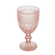 Conjunto de 6 Taças de Vidro Rosa 345ml Wolff Brand - imagem 1
