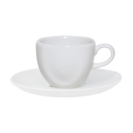 Conjunto de 6 Xícaras Grandes 220ml com Pires Ryo White - Estilo Japonês - imagem 1