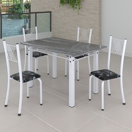 Conjunto de Jantar Granito Topázio: Elegância e Conforto - imagem 1
