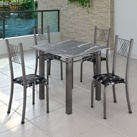 Conjunto de Jantar Granito Topázio: Elegância e Praticidade - imagem 1