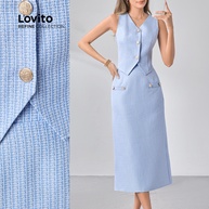Conjunto de Saia Elegante Lovito: Estilo e Conforto - imagem 1