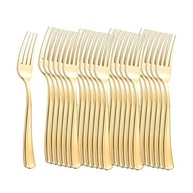 Conjunto de Utensílios Jantar Descartáveis Plástico 25 Peças - Ideal para Festas e Eventos - imagem 2