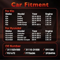 Conjunto Bomba Combustível Elétrica E9110M para Hyundai Elantra, Veloster e Kia Forte | 1.6L 2.0L - imagem 5