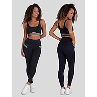 Conjunto Fitness com Bolsos: Legging + Top em Poliamida Rocca - imagem 1