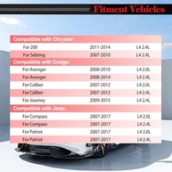 Conjunto 4 Injetores de Combustível FJ1058 para Chrysler, Dodge e Jeep - Desempenho e Economia - imagem 3