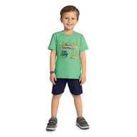 Conjunto Infantil Aventura: Camiseta e Bermuda Marlan - imagem 1