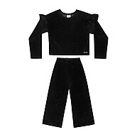 Conjunto Infantil Cropped e Wide Leg: Estilo e Conforto! - imagem 1