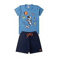 Conjunto Infantil Pouso Na Lua: Conforto e Estilo! - imagem 1