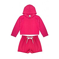 Conjunto Infantil Waffle Rosa: Conforto e Estilo! - imagem 1
