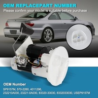 Conjunto Módulo Bomba Combustível Elétrica OTO-K para Toyota Camry, Avalon, Solara - OEM 23221-0a030 - imagem 4