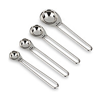 Conjunto Medidor Colher Brinox 4 Peças - Aço Inox - imagem 1