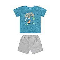 Conjunto Menino Aventura: Camiseta + Bermuda! - imagem 1