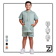 Conjunto Moletinho Menino Canguru + Shorts - imagem 1