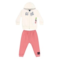 Conjunto Moletom Bebê Menina Bee Loop: Jaqueta e Calça com Capuz - imagem 1