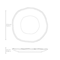 Conjunto com 4 Pratos Rasos Porto Brasil Orgânico Eco Cerrado - Design Moderno e Seguro - imagem 4