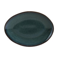 Conjunto de Pratos de Sobremesa Oval Porto Brasil - 6 Peças Premium em Cerâmica Orgânica - imagem 1