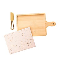 Conjunto Queijo Bambu Lyor: Elegância à Mesa - imagem 1