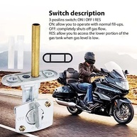 Conjunto Válvula Petcock Combustível Kawasaki Bayou KLF250A 2003-2011 - Reposição Premium - imagem 4