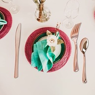 Conjunto de 25 Peças de Utensílios Descartáveis em Plástico Resistente - Ideal para Festas, Churrascos e Eventos - imagem 3