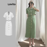 Conjunto Saia e Cropped Lovito: Casual e Moderno - imagem 1