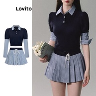 Conjunto Saia Guingão Lovito: Estilo Casual e Versátil - imagem 1