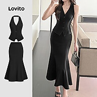 Conjunto Saia Plissada Lovito: Elegância Casual - imagem 1