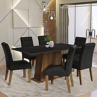 Conjunto Sala de Jantar Britney com 6 Cadeiras - imagem 1