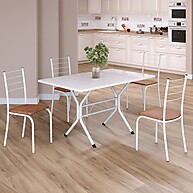 Conjunto Sala de Jantar Rio: Elegância e Praticidade em 4 Lugares - imagem 1