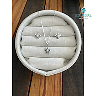 Conjunto Tartaruga Prata 925: Elegância Bali - imagem 1