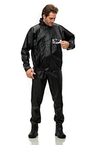 Conjunto Impermeável PVC Tornado Pantaneiro Preto - Proteção Total para Motoqueiros (Tamanho P) - imagem 2