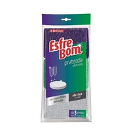 EsfreBom - Conjunto de Esponjas de Tecido Prateada Multicoloridas | 3 Unidades | Ideal para Superfícies Delicadas - imagem 1