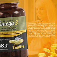 Ômega 3 1000mg: Kit com 3x60 Cápsulas Conlife - imagem 2