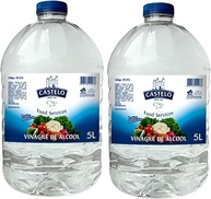 Castelo Vinagre Transparente 10L (2x5L) – Acidez 4% Para Saladas, Conservas e Limpeza Natural - imagem 1