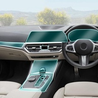 Proteja o Console Central do seu BMW Série 3 G20 (2019-2020) com Película TPU Premium XIUXIYING - imagem 2