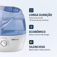 Umidificador de Ar Ultrassônico Mondial Comfort Air 2 - 2,2L, Bivolt, Baixo Consumo - imagem 5
