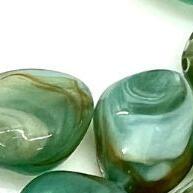 Conta Resina Oval Irregular: Artesanato com Estilo - imagem 1