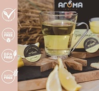 Aroma Selezione Cápsulas De Chá Limão Com Gengibre Compatível Com Nespresso Contém 10 Cápsulas - imagem 3