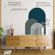 Adesivo Arco Contemporâneo Lavável para Parede - Design Moderno com Fácil Aplicação - imagem 5