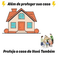 Protetor de Tomada para Bebê - 12 Unidades com Proteção Contra Choque Elétrico - imagem 5